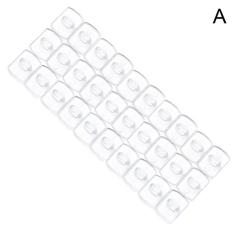 Factory direct sales, various sizes, transparent removable hooks, strong and traceless Christmas string clips and adhesive hooks.